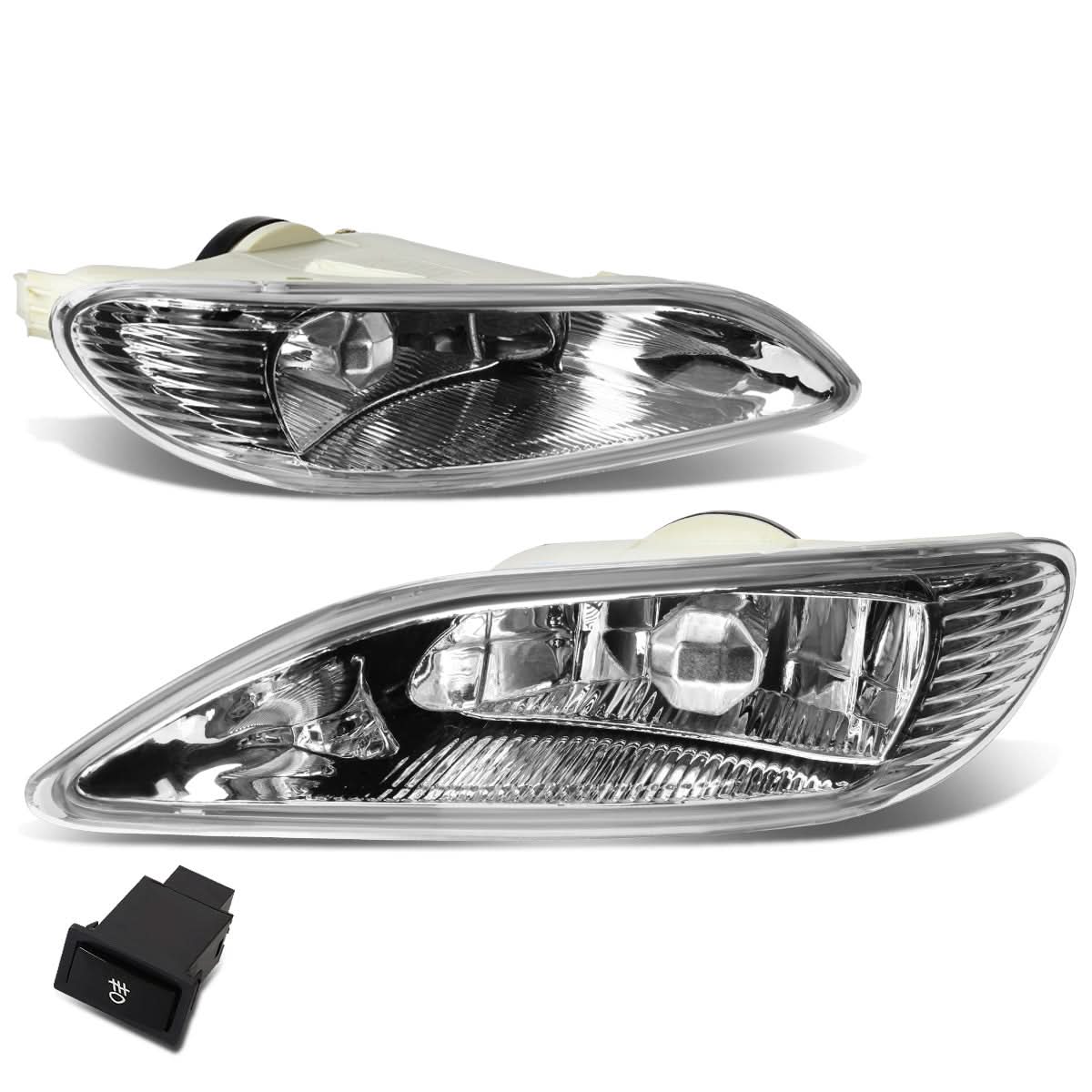 02-08 Toyota Camry Solara Corolla Fog Lights w/ Switch Clear