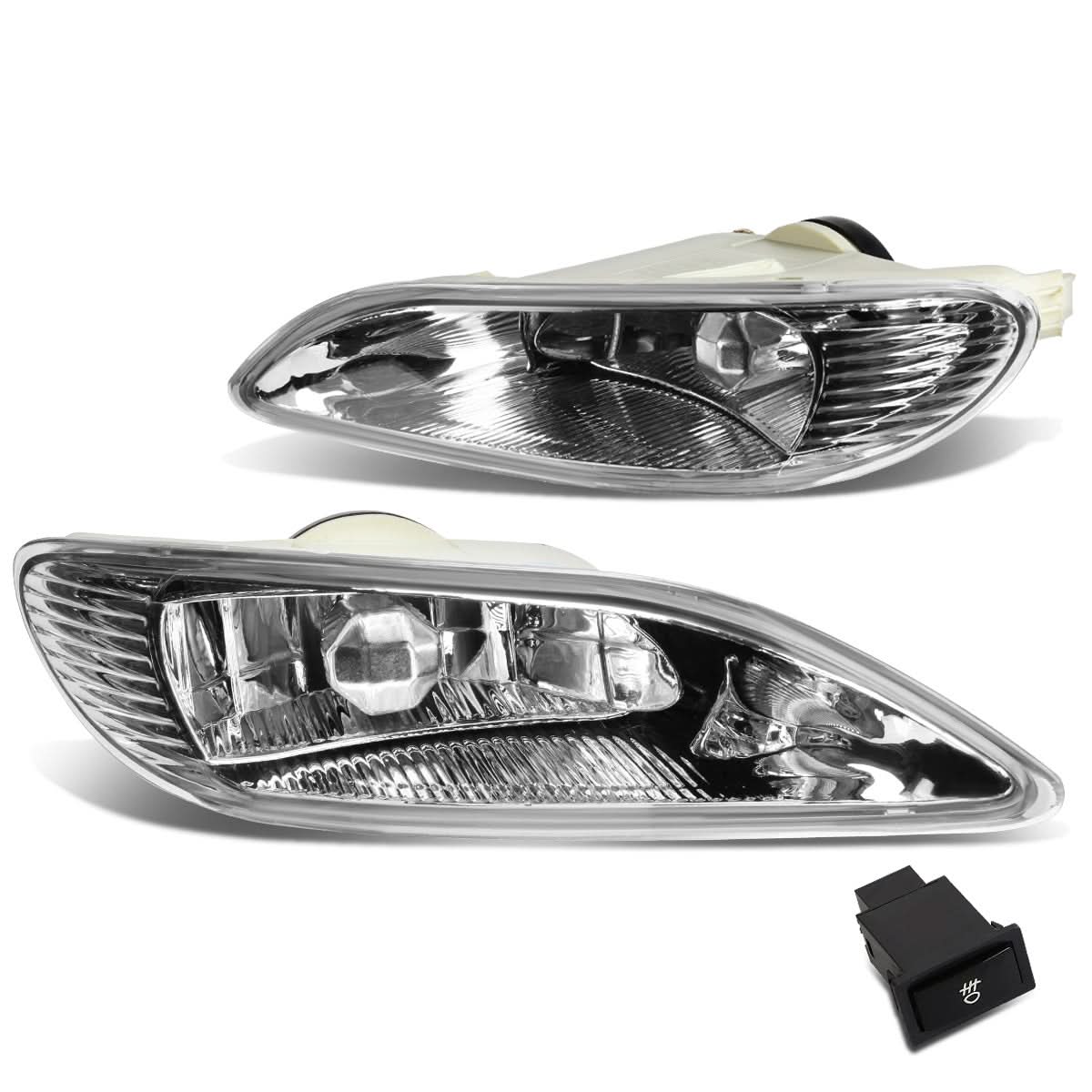 02-08 Toyota Camry Solara Corolla Fog Lights w/ Switch Clear