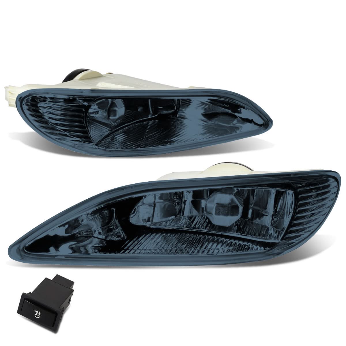 02-08 Toyota Camry Corolla Solara Fog Lights w/ Switch Smoke