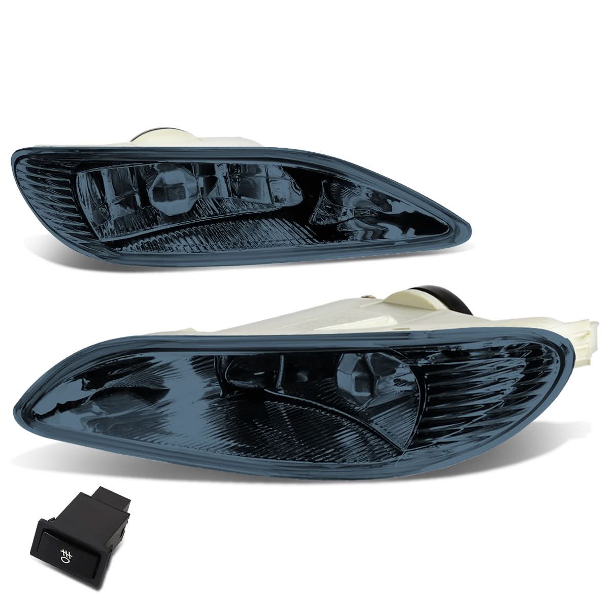 02-08 Toyota Camry Corolla Solara Fog Lights w/ Switch Smoke