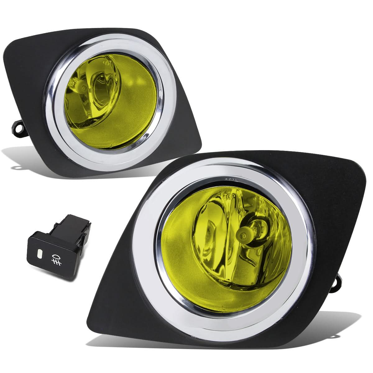 2009-2012 Toyota RAV4 Fog Lights with Switch - Amber H11 Bulb