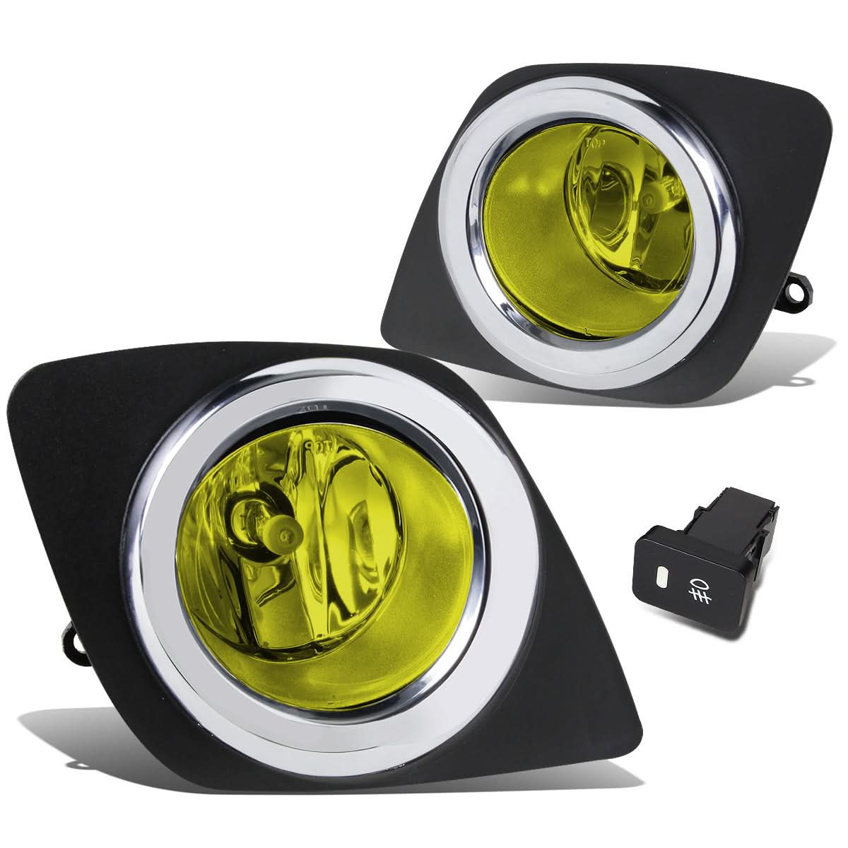 2009-2012 Toyota RAV4 Fog Lights with Switch - Amber H11 Bulb
