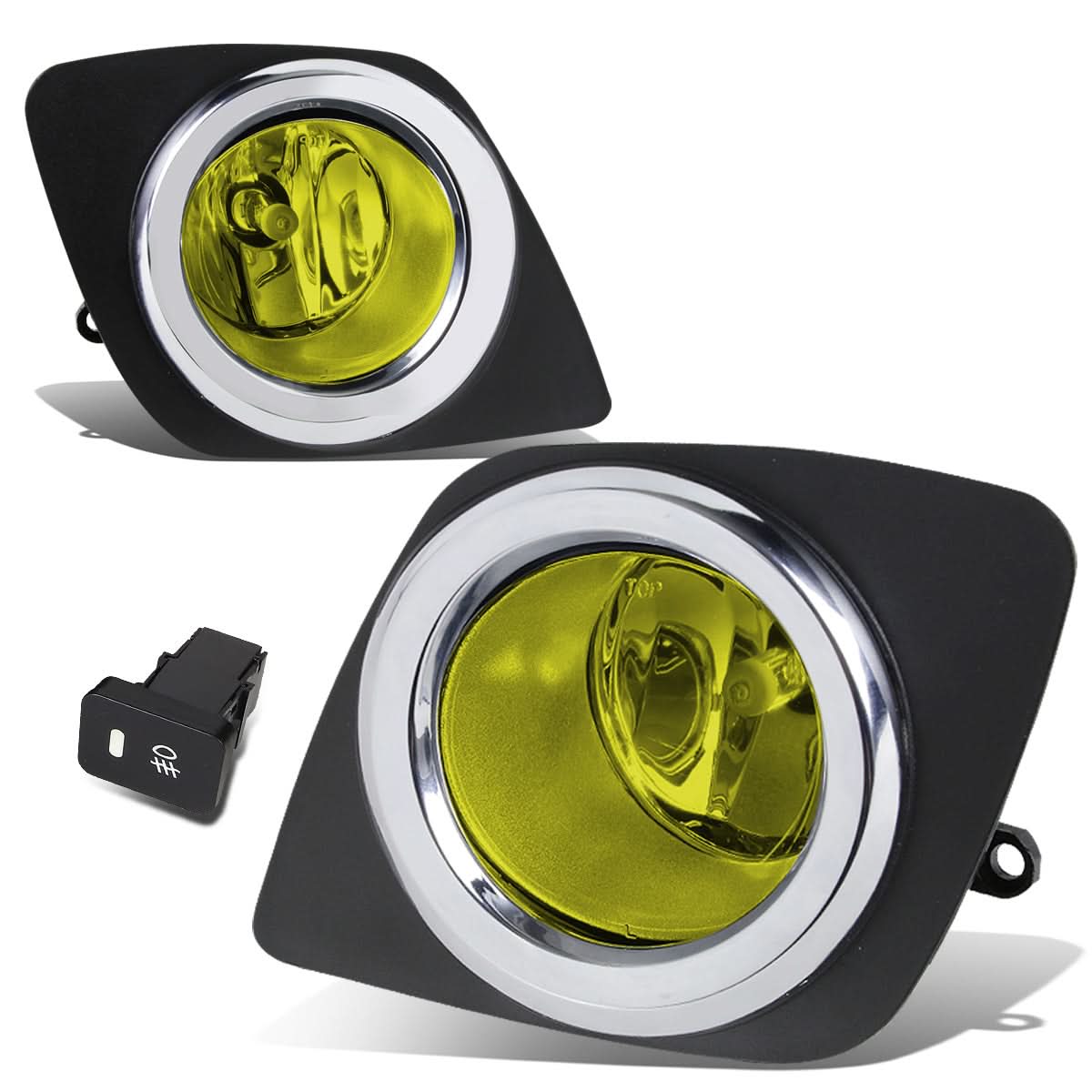 2009-2012 Toyota RAV4 Fog Lights with Switch - Amber H11 Bulb