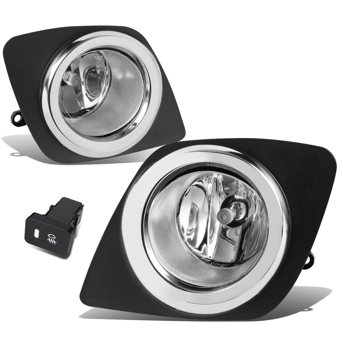 2009-2012 Toyota RAV4 Fog Lights w/ Switch & H11 Bulb - Clear
