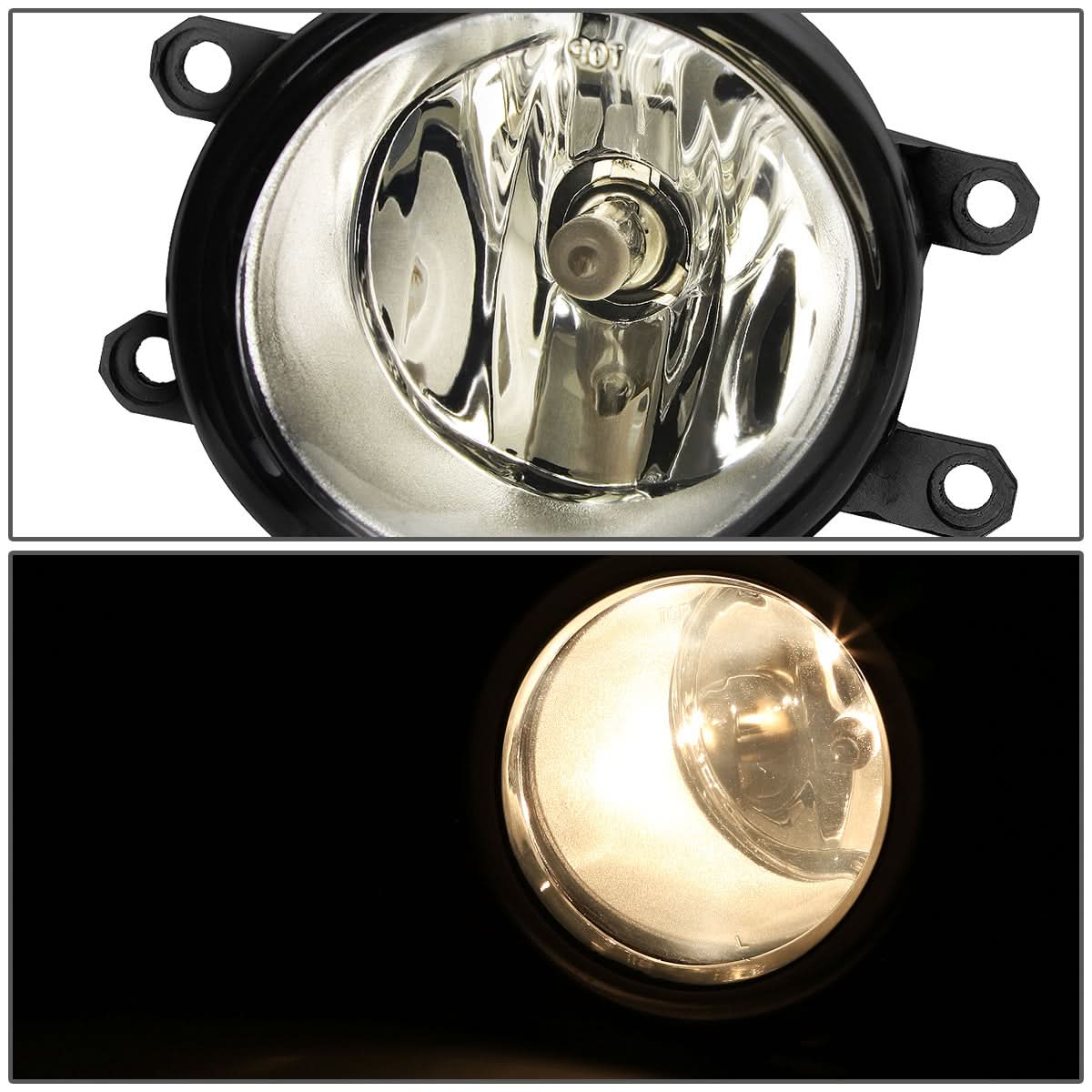 2009-2012 Toyota RAV4 Fog Lights w/ Switch & H11 Bulb - Smoke