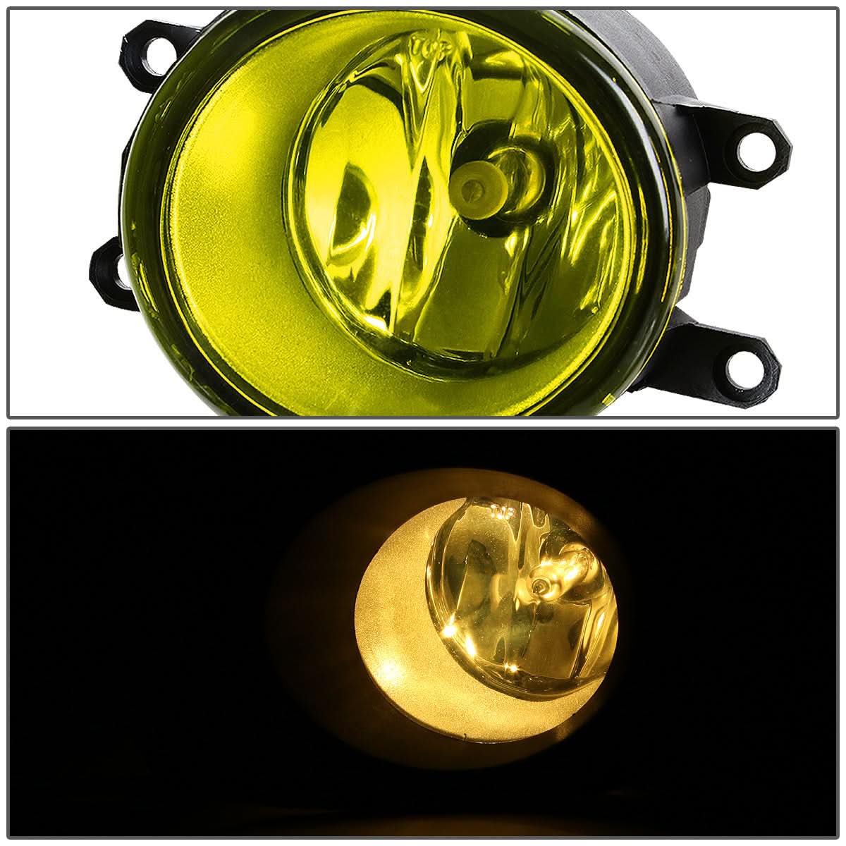 2011-2013 Toyota Corolla Fog Lights w/ Switch & H11 Bulb - Amber