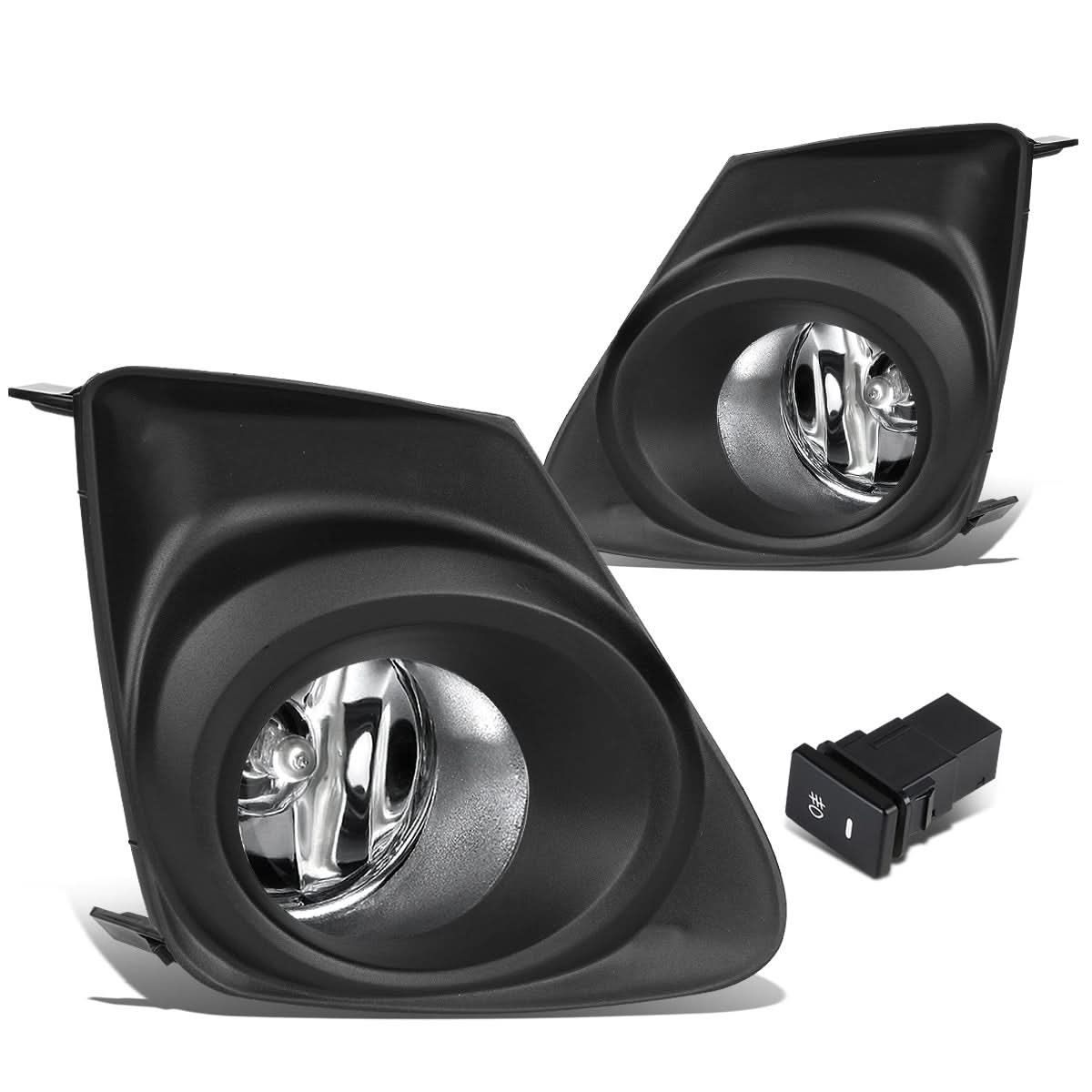 2011-2013 Toyota Corolla Fog Lights w/ Switch & H11 Bulb - Clear