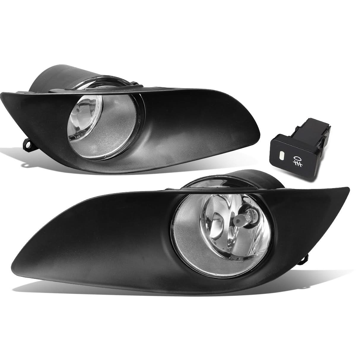 09-11 Toyota Yaris Hatchback Fog Lights w/ Switch & H11 Bulb - Clear