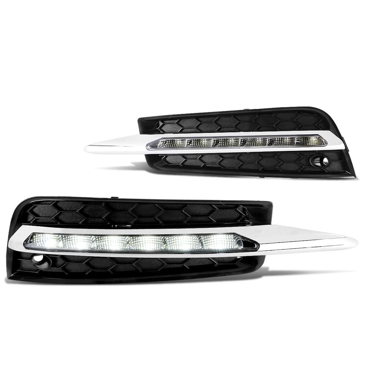 2009-2014 Chevrolet Cruze LED Fog Lights with Wiring Kit - Clear