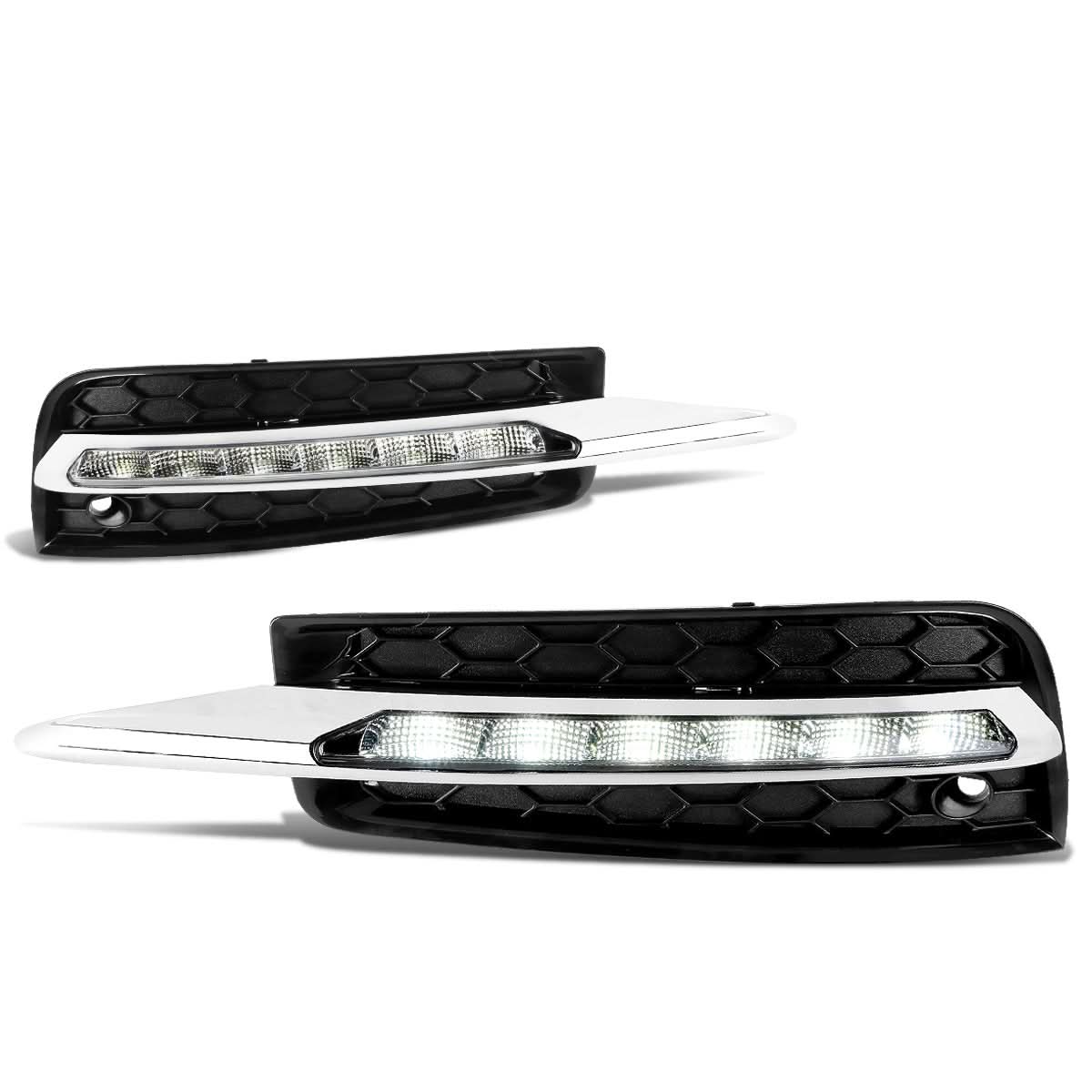 2009-2014 Chevrolet Cruze LED Fog Lights with Wiring Kit - Clear