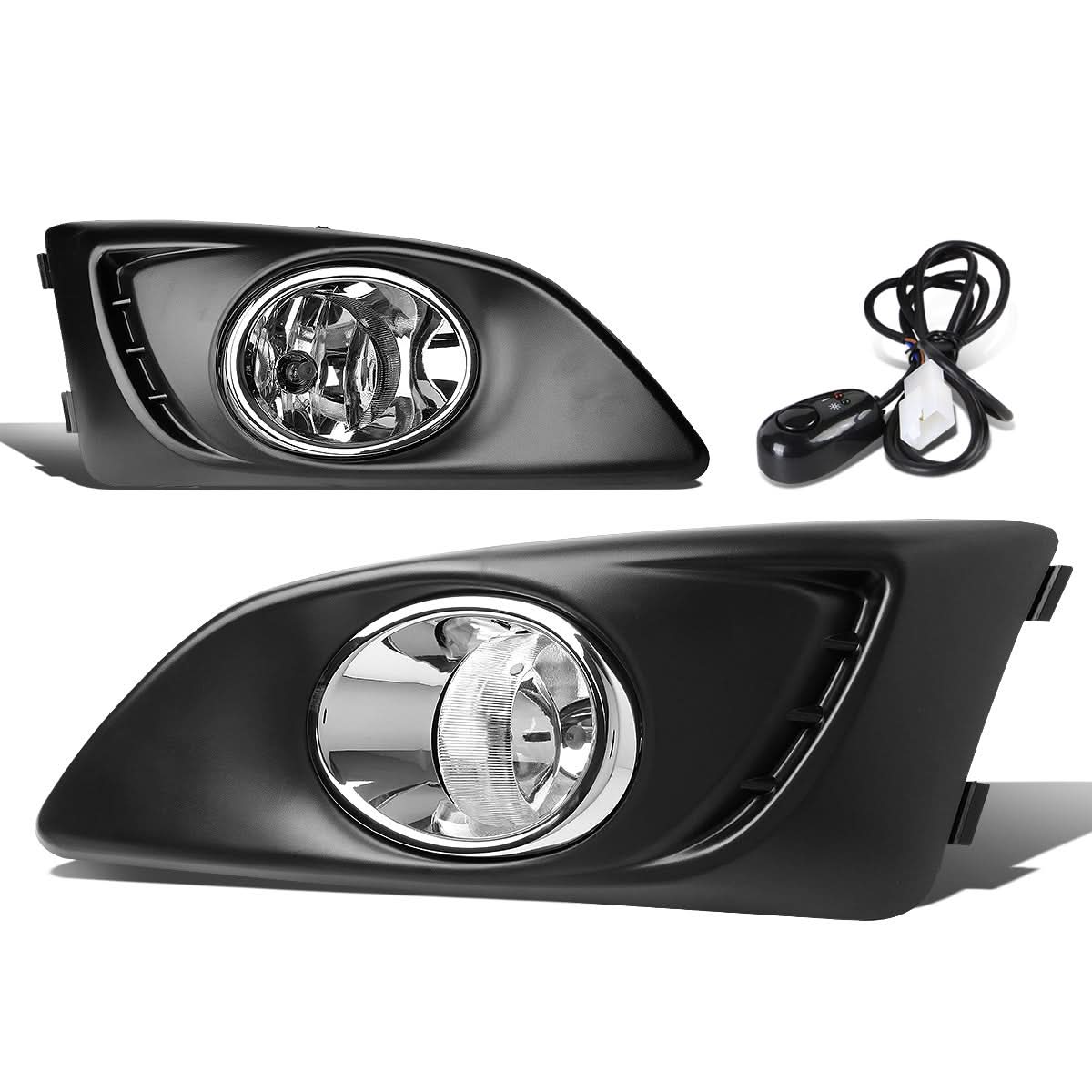 11-15 Chevrolet Sonic / 12-15 Aveo Fog Lights w/ Switch Clear H8