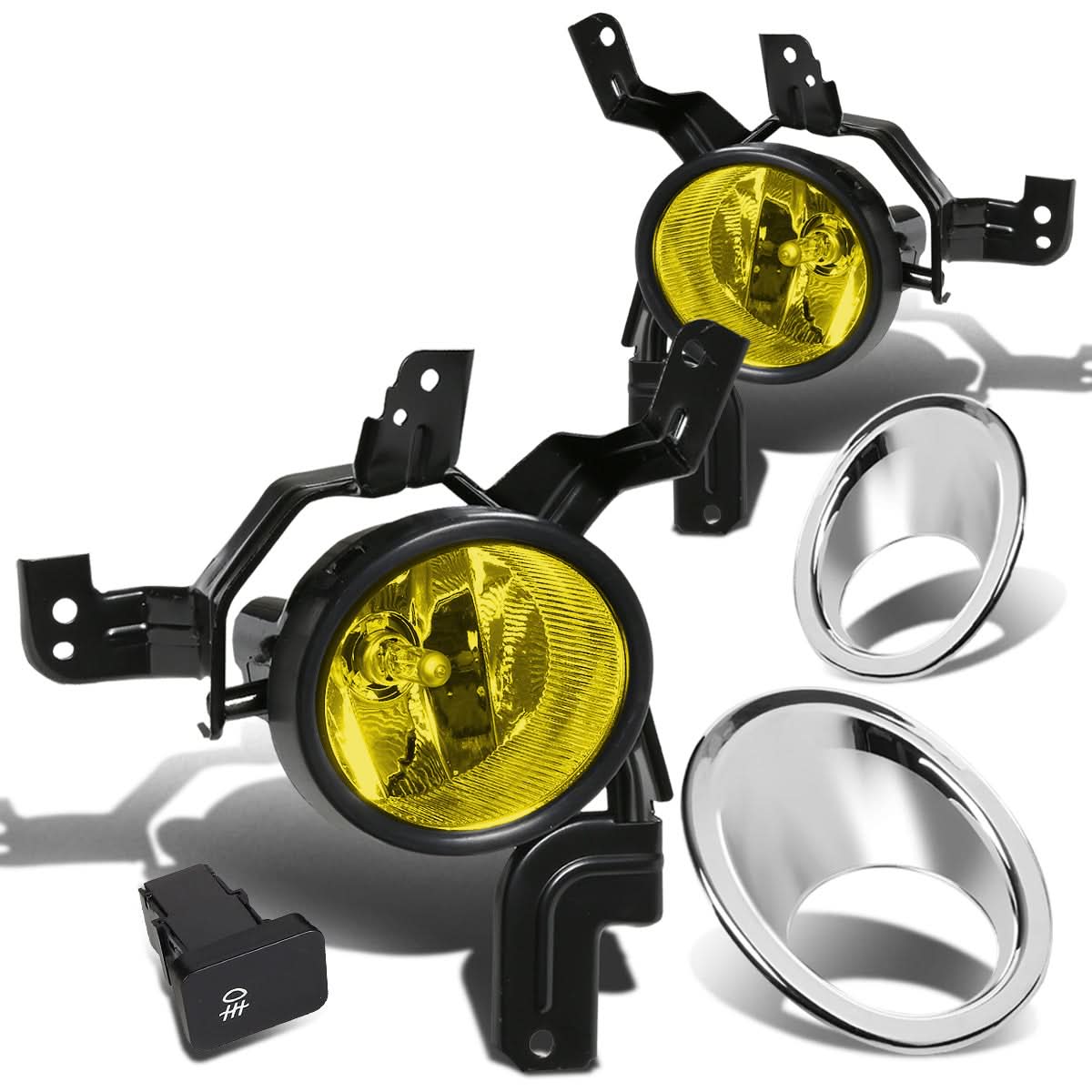 2007-2009 Honda CR-V Fog Lights with Switch & Chrome Bezel