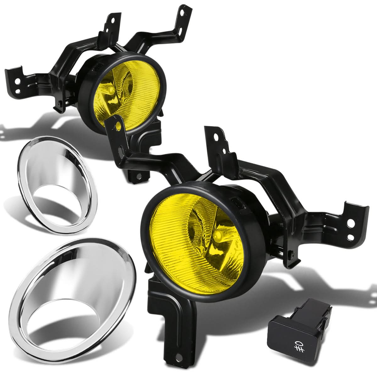 2007-2009 Honda CR-V Fog Lights with Switch & Chrome Bezel