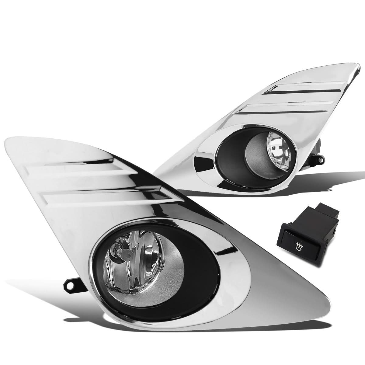2012-2014 Toyota Camry Fog Lights w/ Switch H11 Bulb Clear
