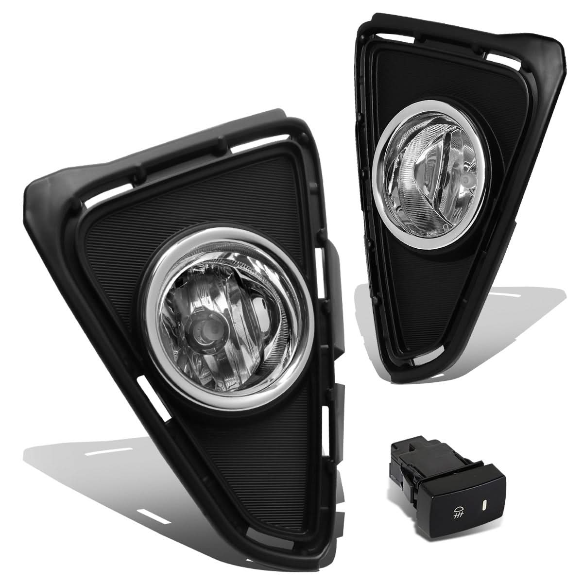 2016 Toyota RAV4 Fog Lights w/ Switch & H16 Bulb - Clear