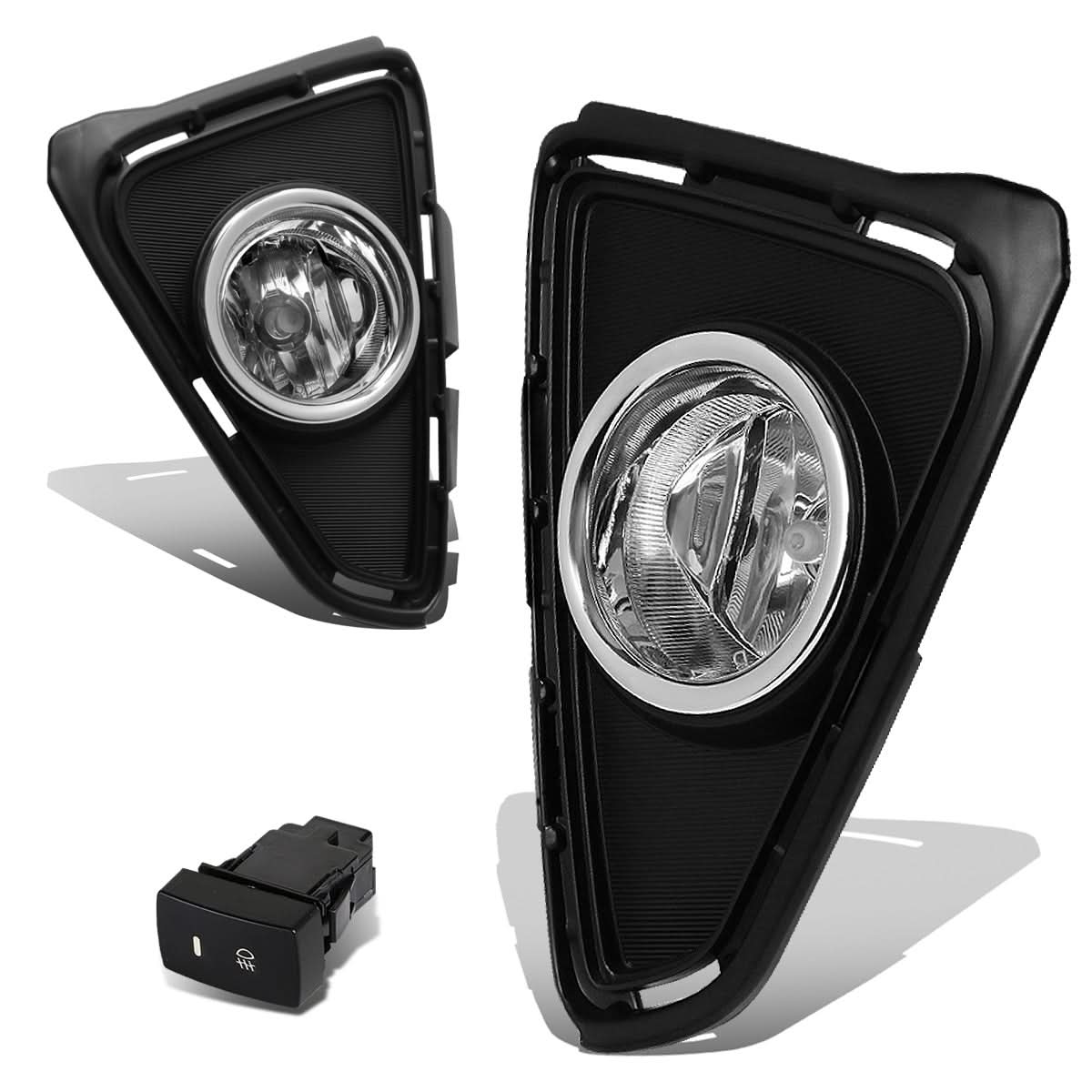 2016 Toyota RAV4 Fog Lights w/ Switch & H16 Bulb - Clear