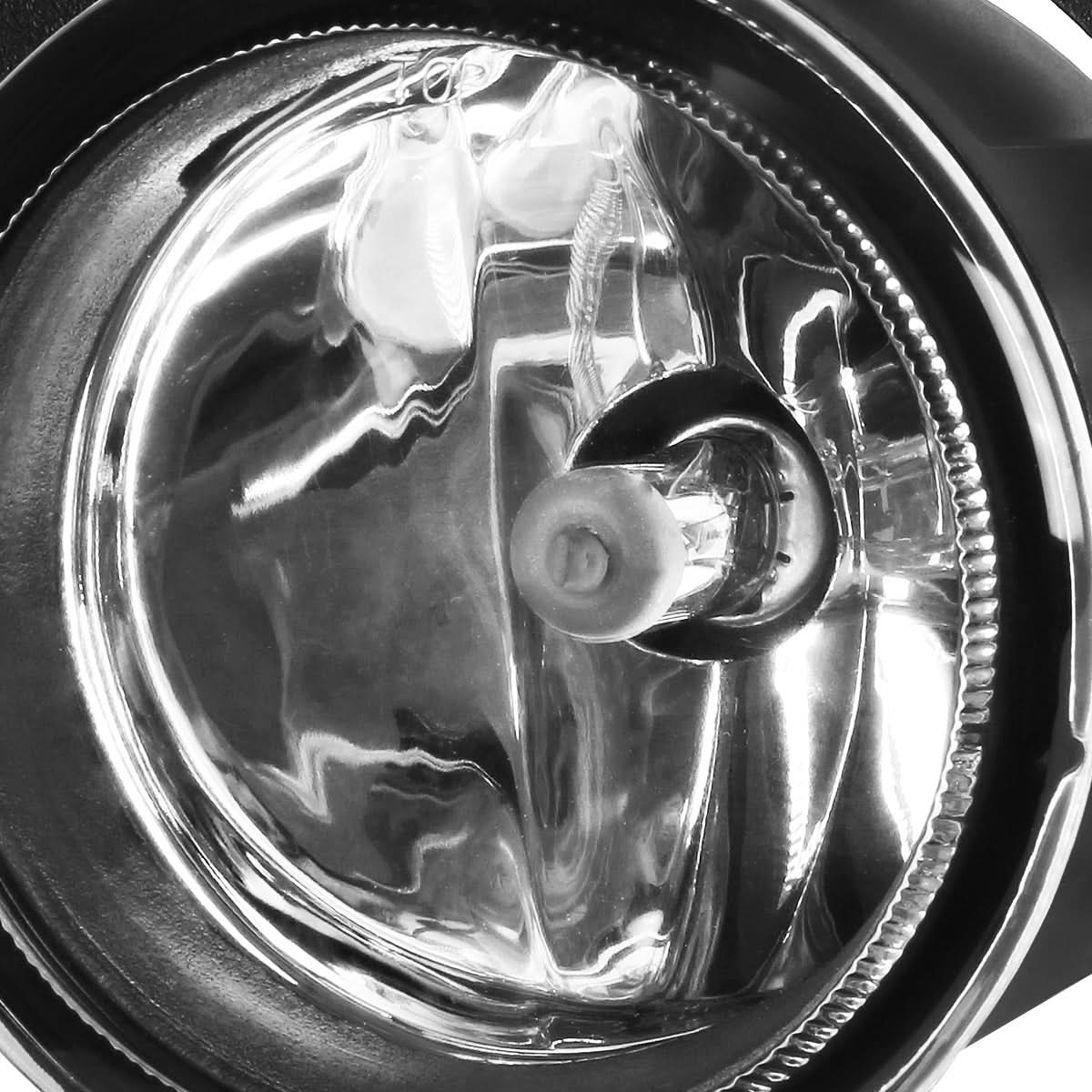 10-15 Mitsubishi Outlander Fog Lights with Switch H11 Chrome Clear