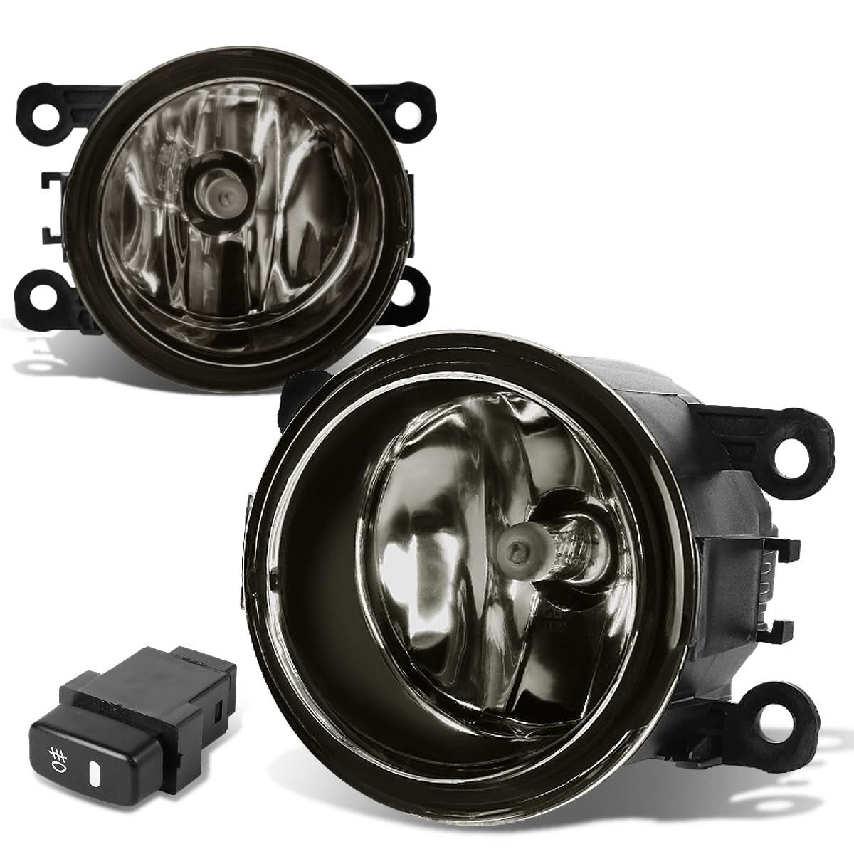10-15 Mitsubishi Montero/Sport Fog Lights with Switch - Smoke H11