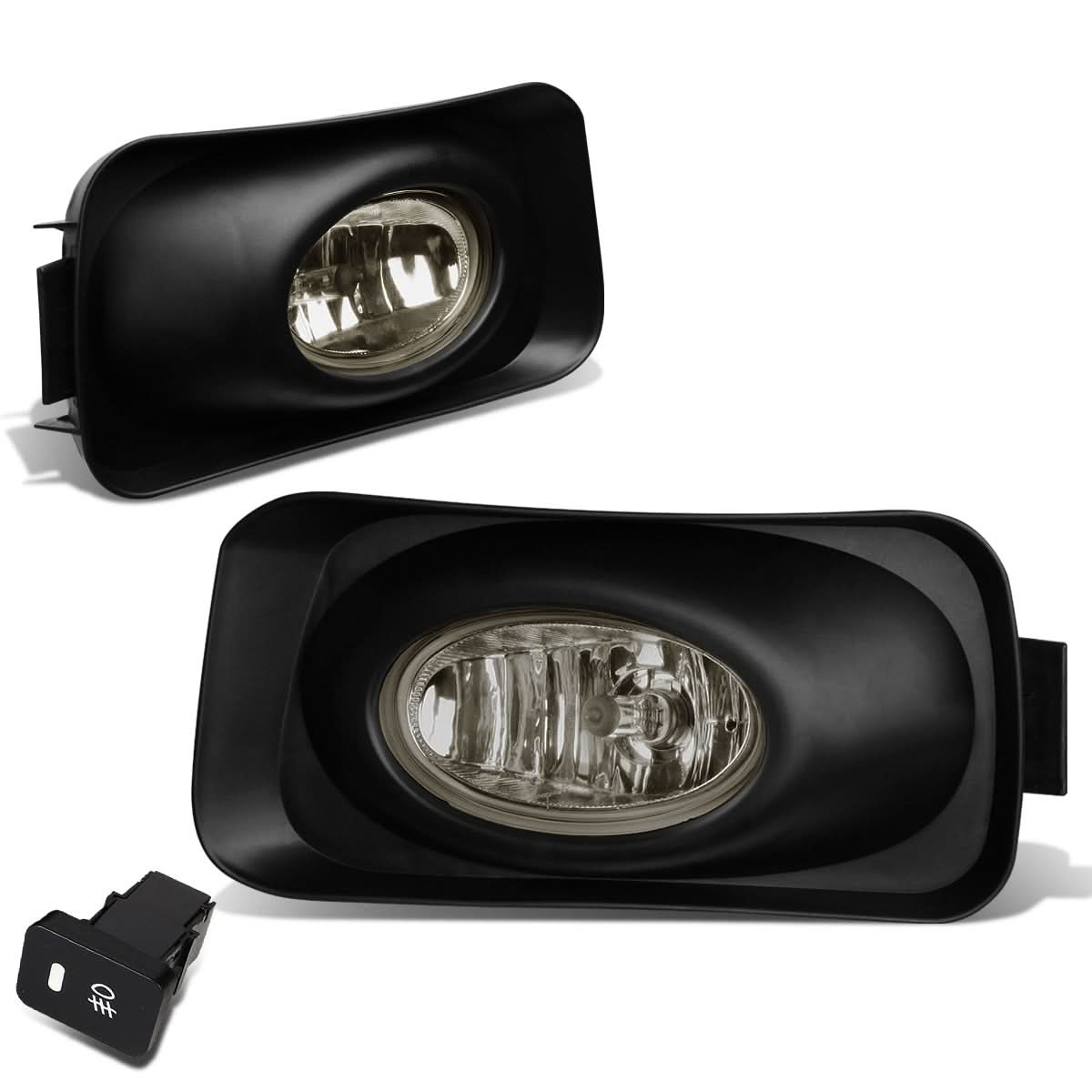 2004-2005 Acura TSX Fog Lights with Switch & Bezel - Smoke