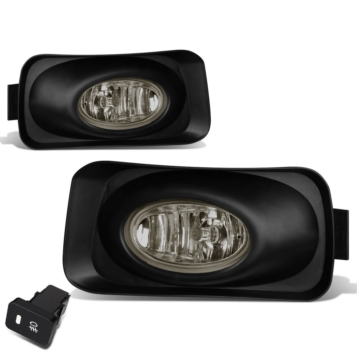 2004-2005 Acura TSX Fog Lights with Switch & Bezel - Smoke