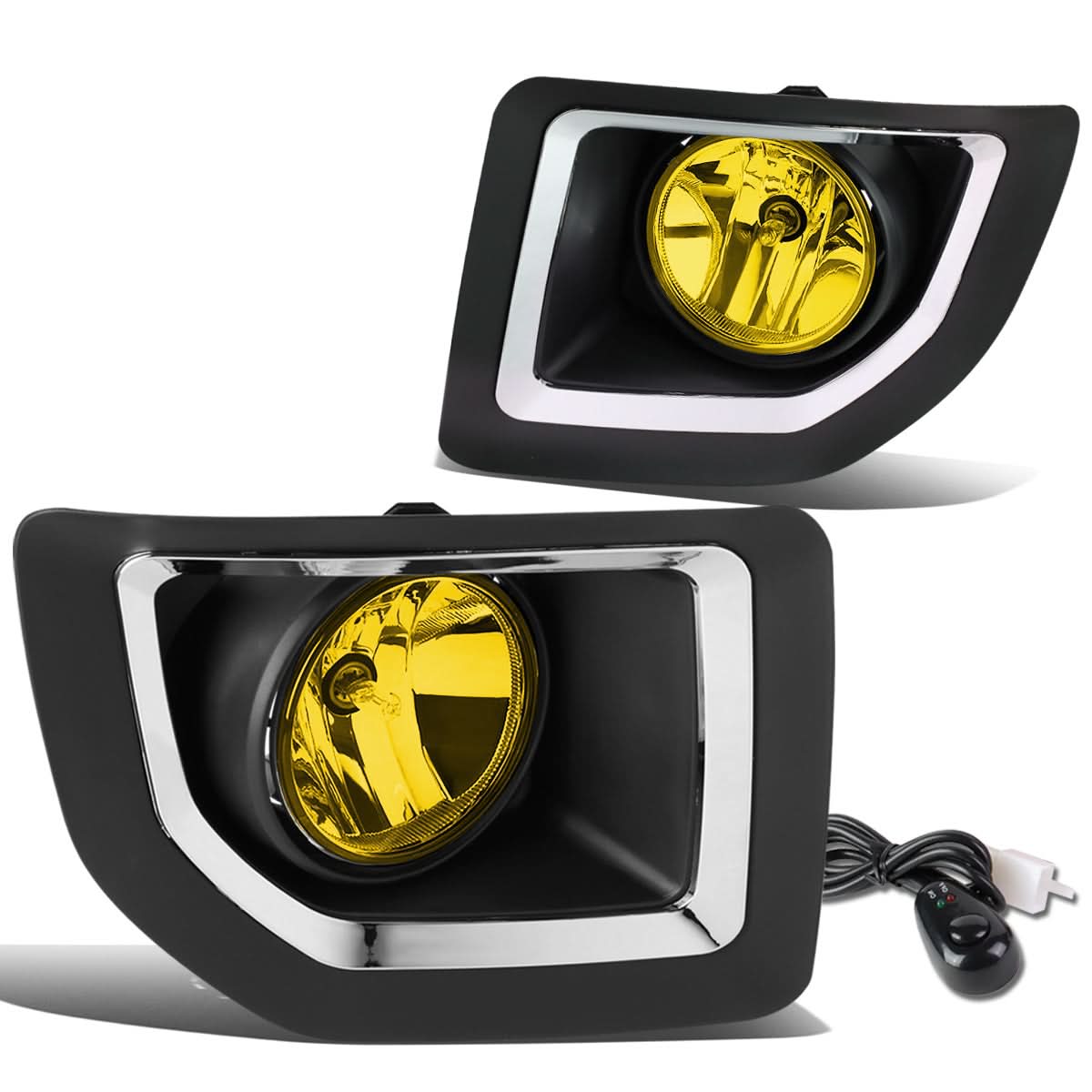 15-16 GMC Sierra 2500HD 3500HD Fog Lights with Switch & Bezel