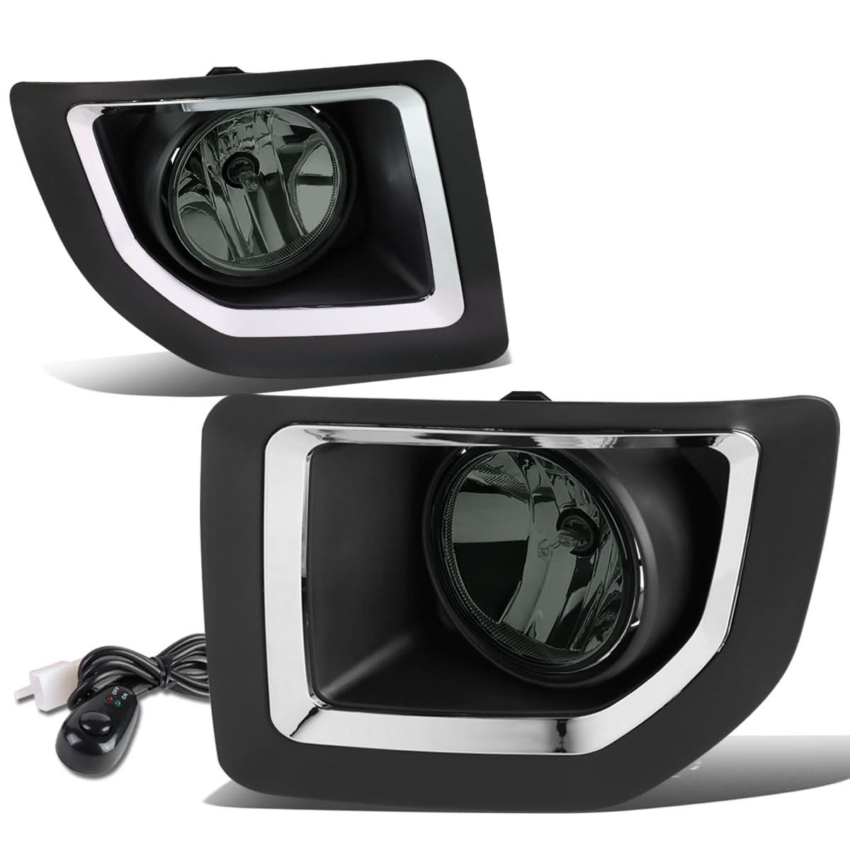 2015-2016 GMC Sierra 2500HD 3500HD Smoke Fog Lights with Switch