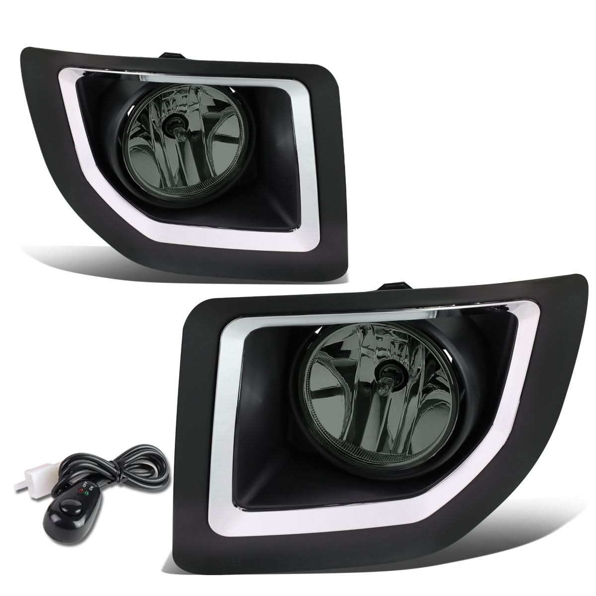 2015-2016 GMC Sierra 2500HD 3500HD Smoke Fog Lights with Switch