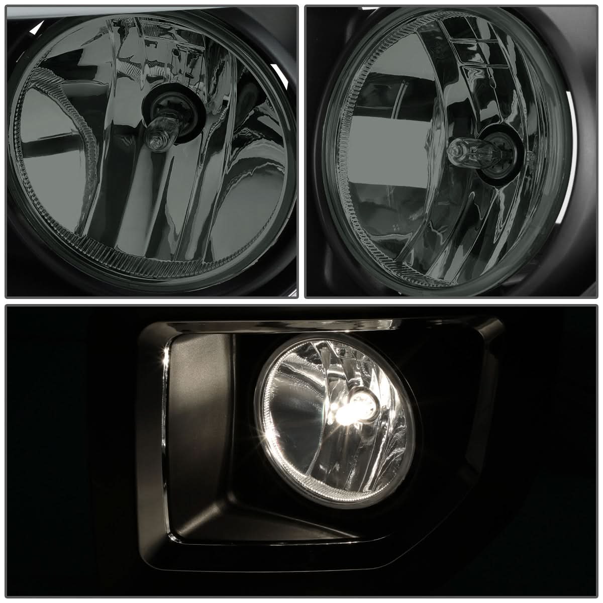 2015-2016 GMC Sierra 2500HD 3500HD Smoke Fog Lights with Switch