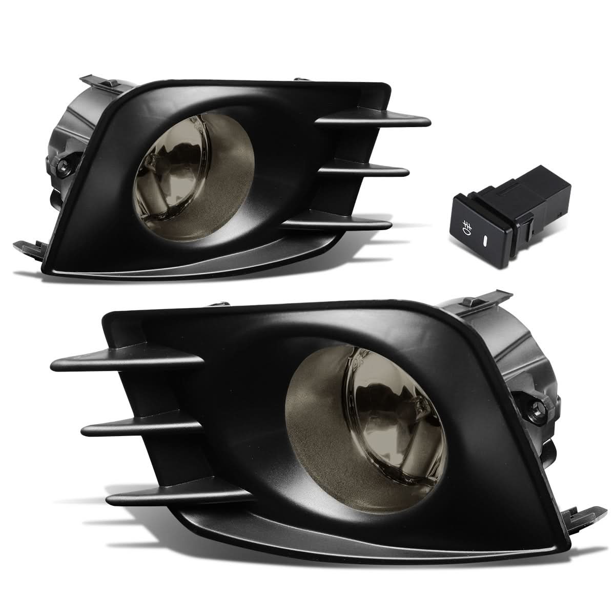 2011-2013 Scion TC Fog Lights with Switch & Bezel - H11 Bulb Smoke