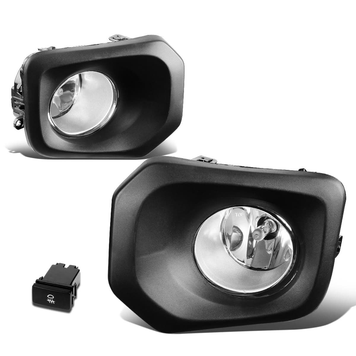 2016-2020 Toyota Tacoma Fog Lights with Switch & Bezel - Chrome