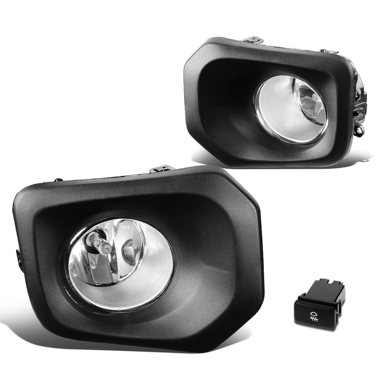 2016-2020 Toyota Tacoma Fog Lights with Switch & Bezel - Chrome