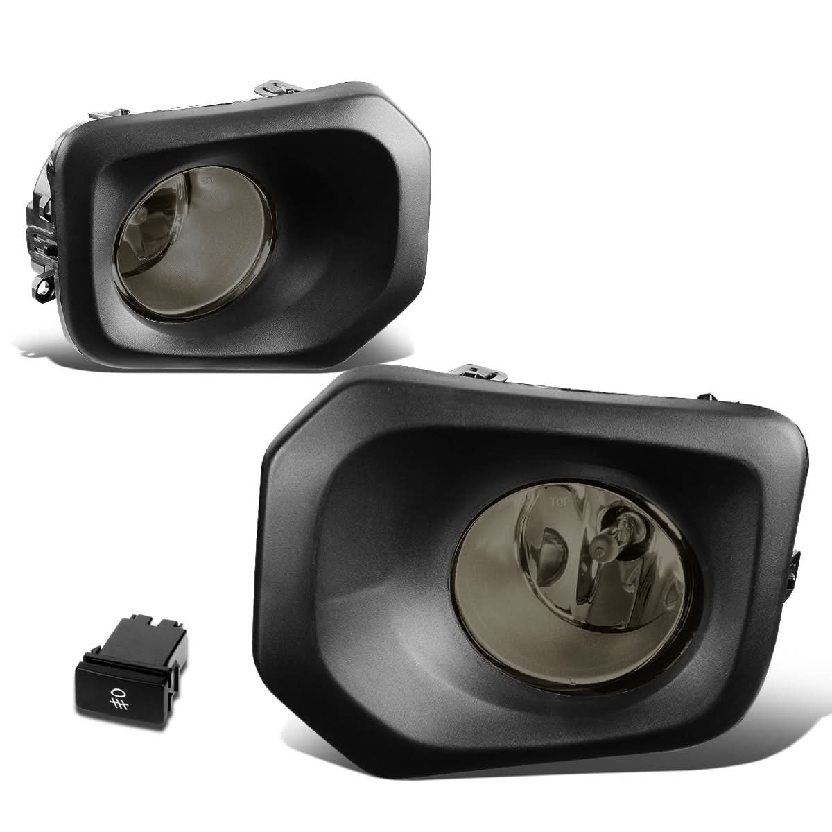 2016-2020 Toyota Tacoma Fog Lights with Switch & Bezel - Smoke