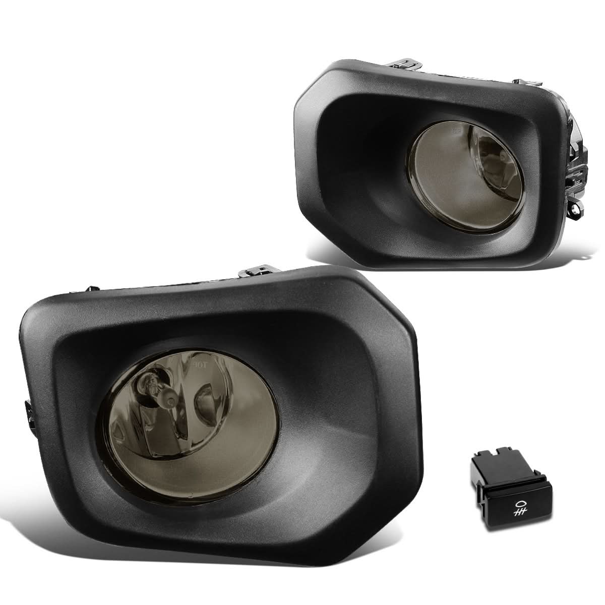 2016-2020 Toyota Tacoma Fog Lights with Switch & Bezel - Smoke