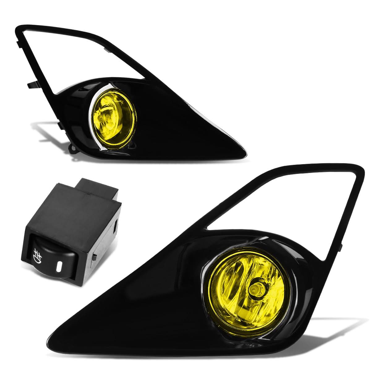 2013-2016 Scion FRS Fog Lights with Switch & Bezel - H11 Amber