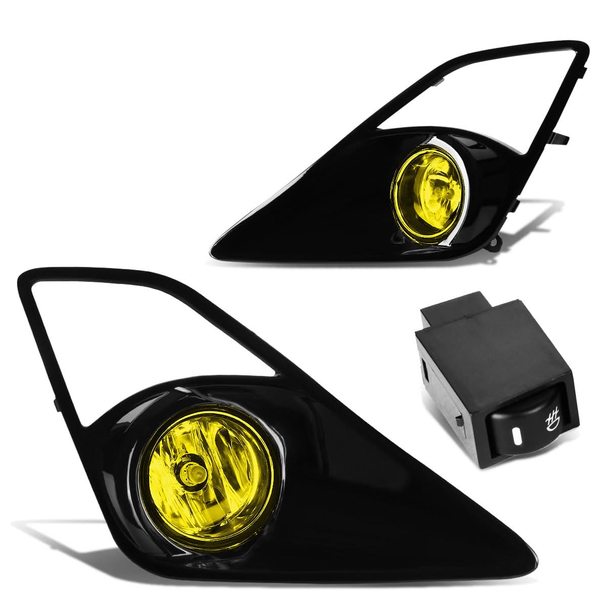 2013-2016 Scion FRS Fog Lights with Switch & Bezel - H11 Amber