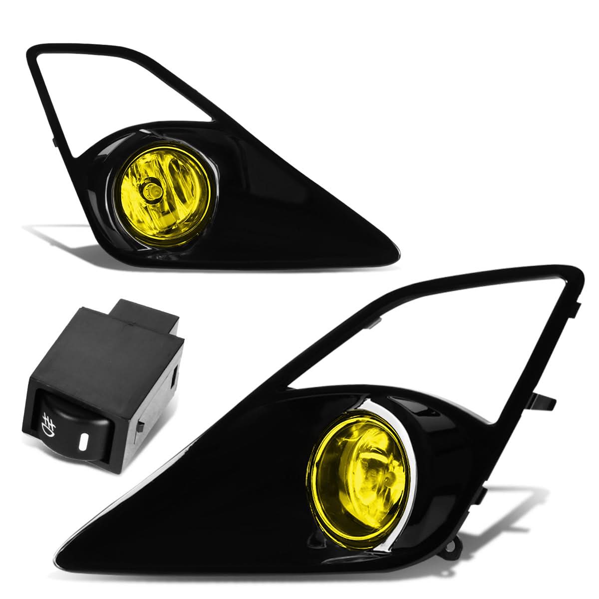 2013-2016 Scion FRS Fog Lights with Switch & Bezel - H11 Amber