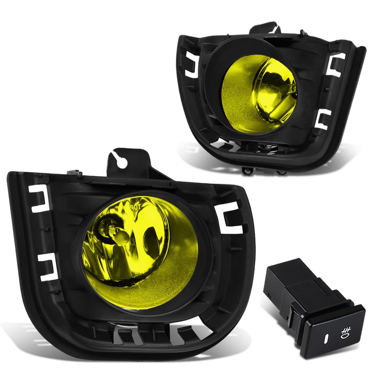 14-16 Scion TC Fog Lights with Switch & Bezel - H11 Bulb Amber