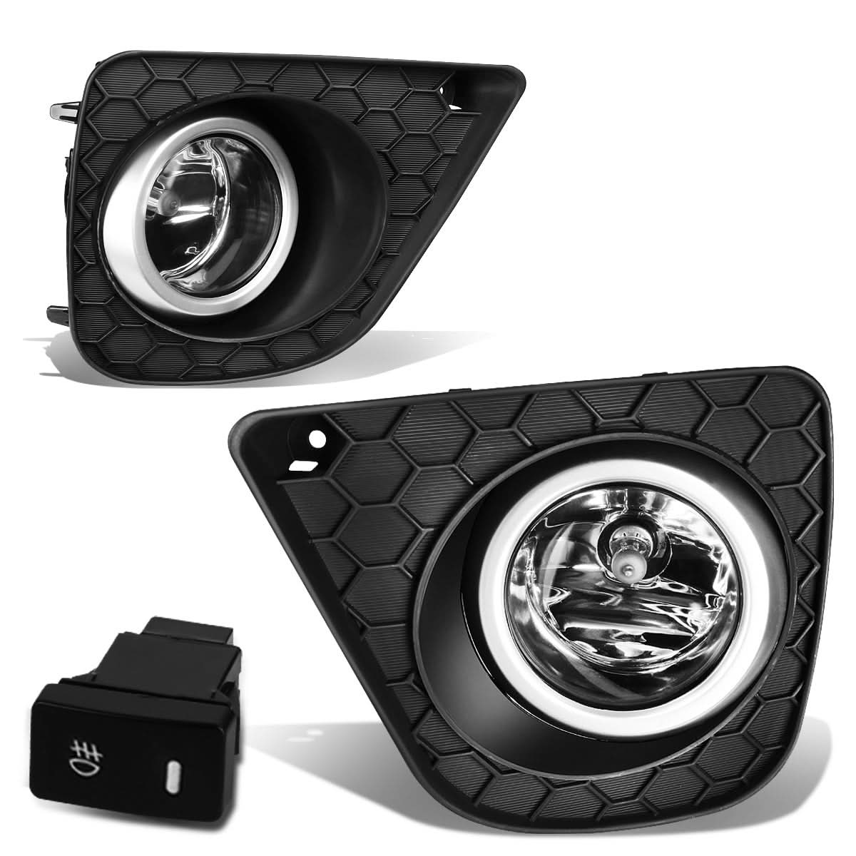 2013-2015 Honda Accord Coupe Fog Lights with Switch & Bezel