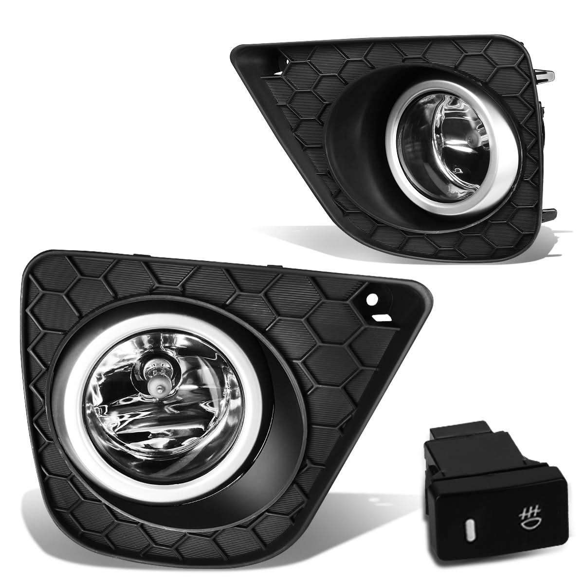 2013-2015 Honda Accord Coupe Fog Lights with Switch & Bezel