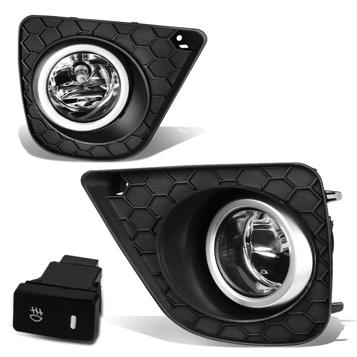 2013-2015 Honda Accord Coupe Fog Lights with Switch & Bezel
