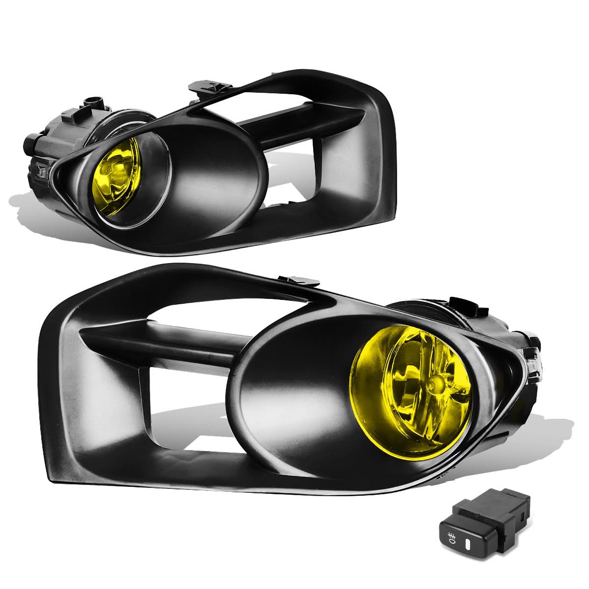 2011-2014 Nissan Murano Fog Lights with Switch & Bezel H11 Amber