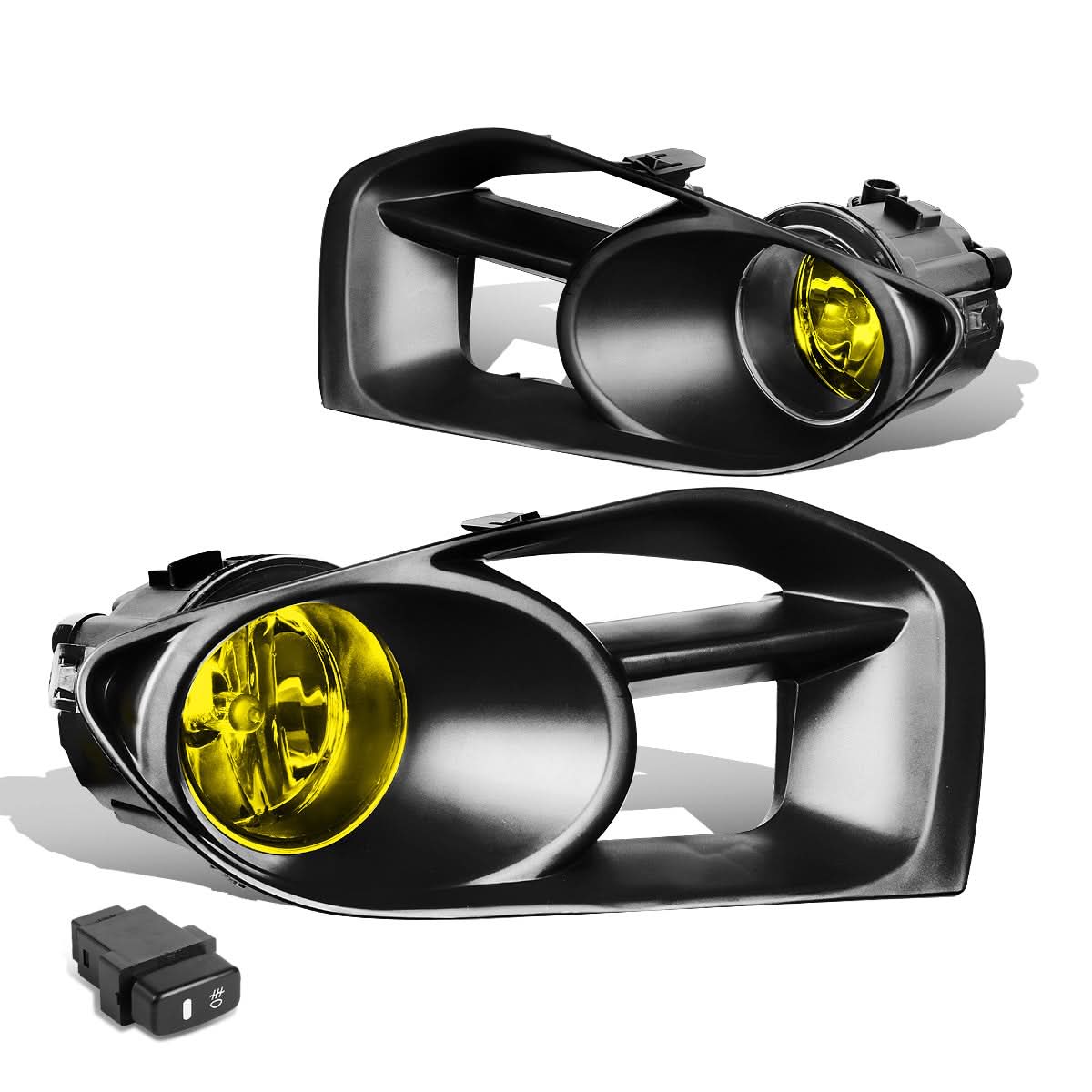 2011-2014 Nissan Murano Fog Lights with Switch & Bezel H11 Amber