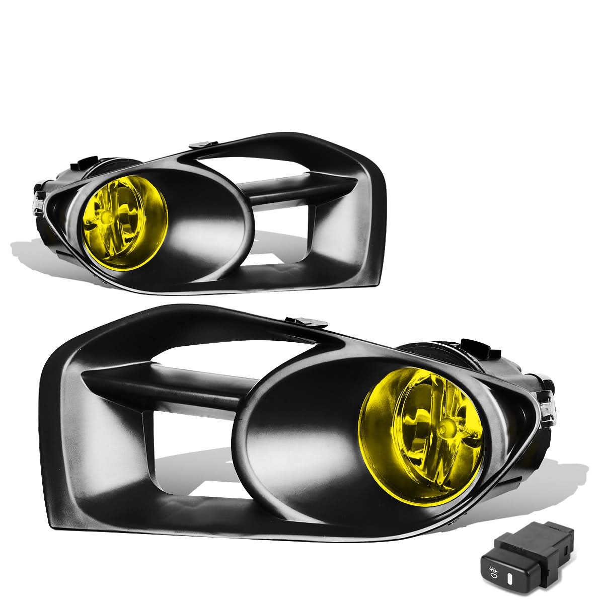 2011-2014 Nissan Murano Fog Lights with Switch & Bezel H11 Amber