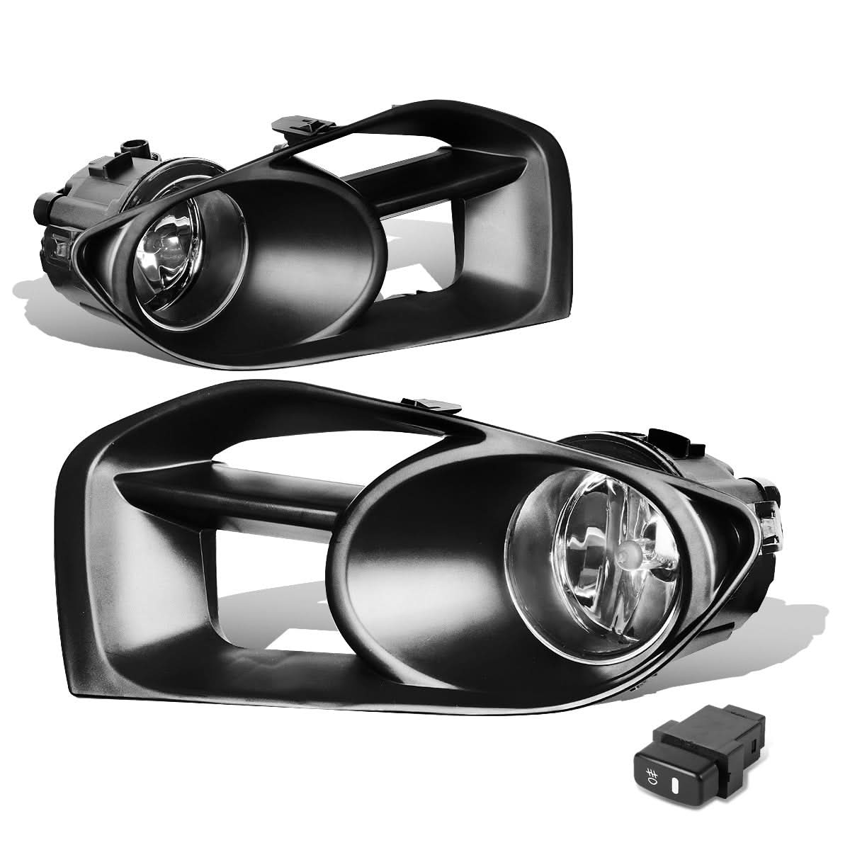 2011-2014 Nissan Murano Fog Lights with Switch & Bezel Chrome/Clear