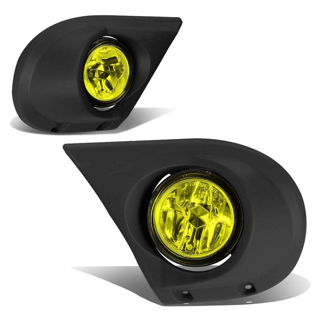 03-05 Honda Pilot Fog Lights with Bezel - H11 Bulb Amber
