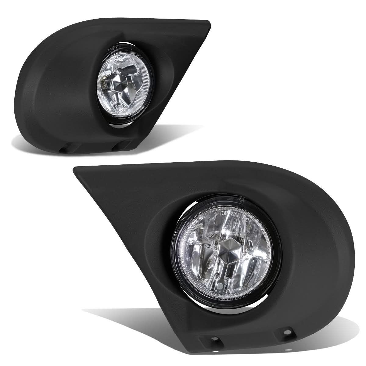 2003-2005 Honda Pilot Chrome Clear Fog Lights with Bezel H11