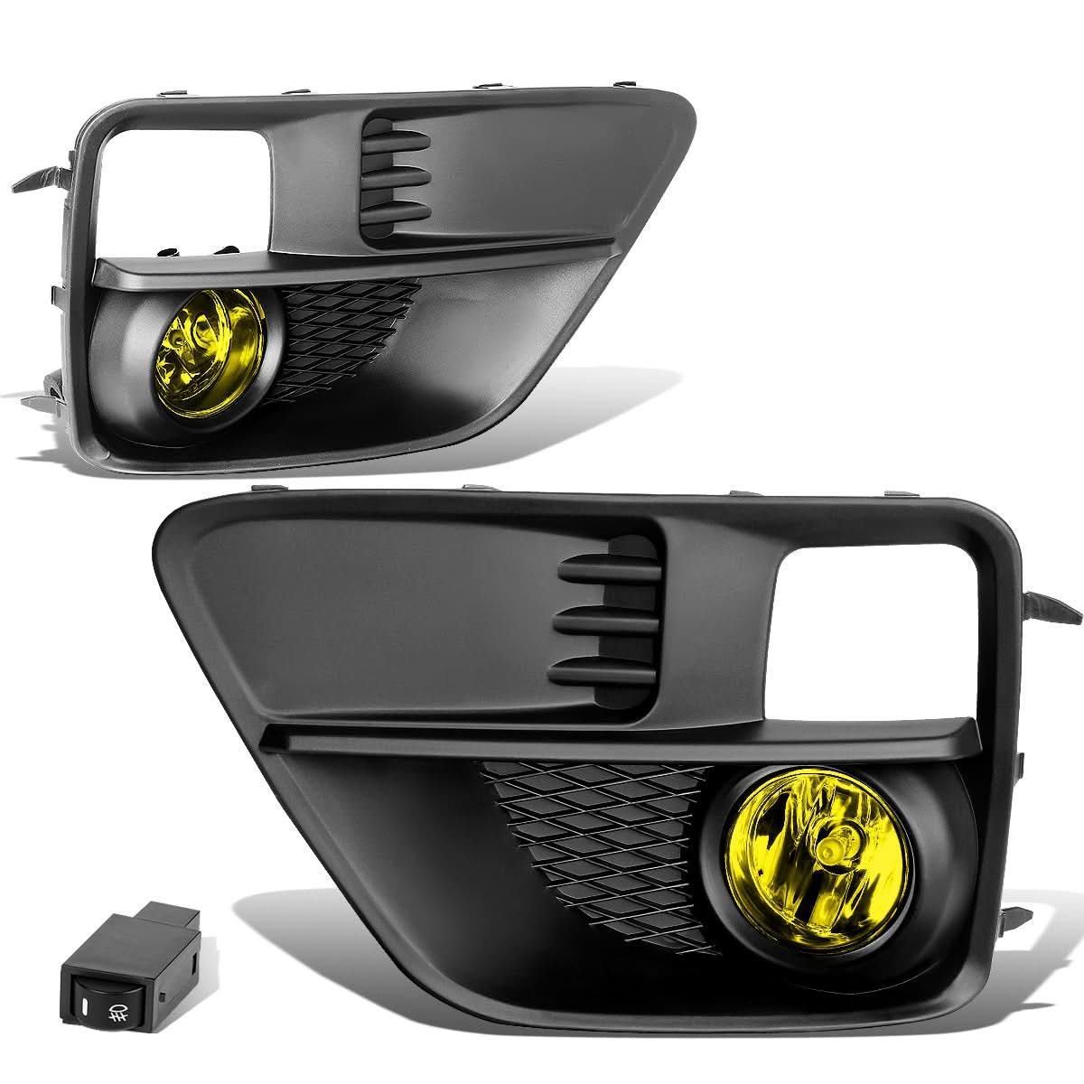 15-17 Subaru WRX STI Fog Lights with Switch & Bezel H11 Amber