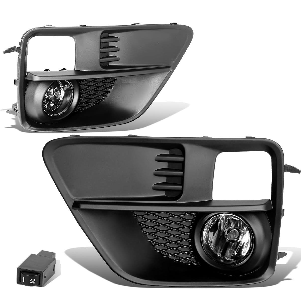 2015-2017 Subaru WRX STI Fog Lights with Switch & Bezel - Chrome