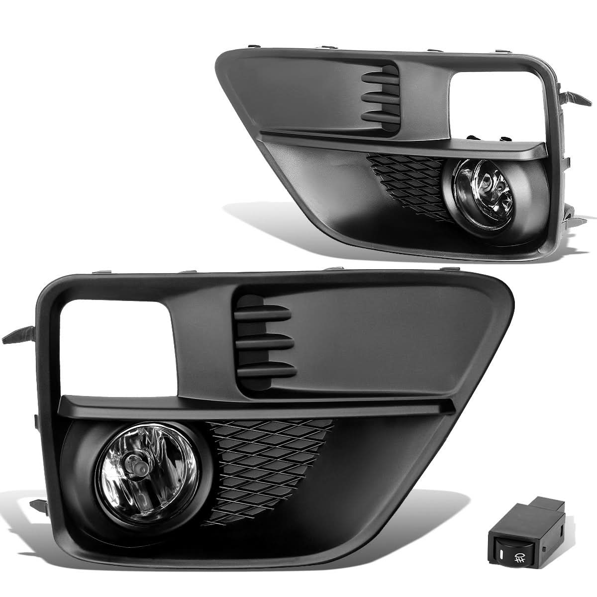 2015-2017 Subaru WRX STI Fog Lights with Switch & Bezel - Chrome