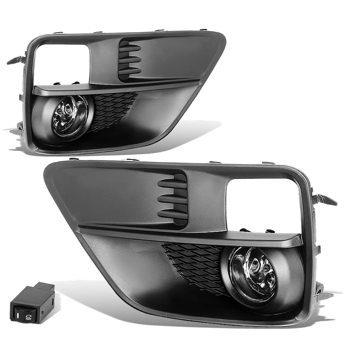 2015-2017 Subaru WRX STI Fog Lights with Switch & Bezel - Chrome
